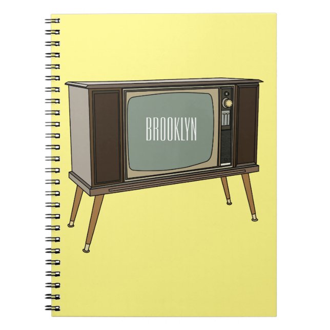 Cuaderno Ilustracion personalizado de televisión (Frente)