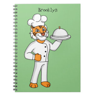 Cuaderno Ilustracion personalizado de tigre gracioso