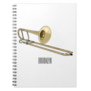 Cuaderno Ilustracion personalizado de Trombone