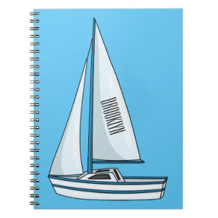 Cuaderno Ilustracion personalizado de velero