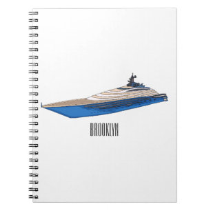 Cuaderno Ilustracion personalizado de yates