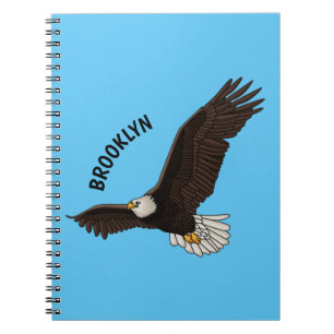 Cuaderno Ilustracion personalizado del águila calva