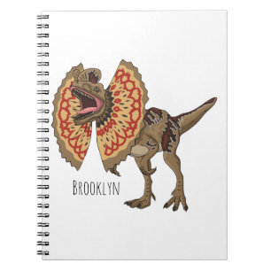 Cuaderno Ilustracion personalizado Dilophosaurus