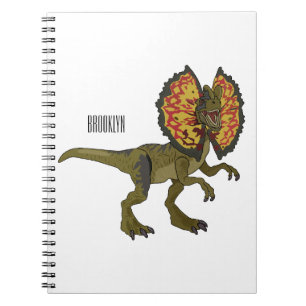 Cuaderno Ilustracion personalizado Dilophosaurus