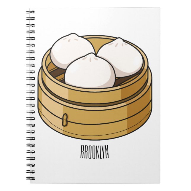 Cuaderno Ilustracion personalizado Dim sum (Frente)