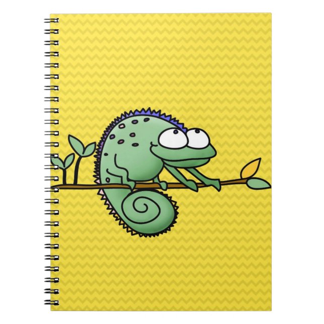 Cuaderno Ilustracion Personalizado divertida de Lizard (Frente)