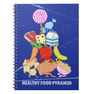 Cuaderno Ilustracion personalizado divertido de la pirámide