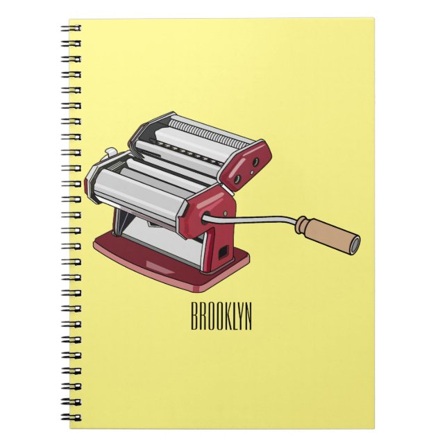 Cuaderno Ilustracion personalizado fabricante de pasta (Frente)