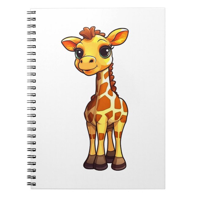 Cuaderno ilustracion personalizado giraffe (Frente)