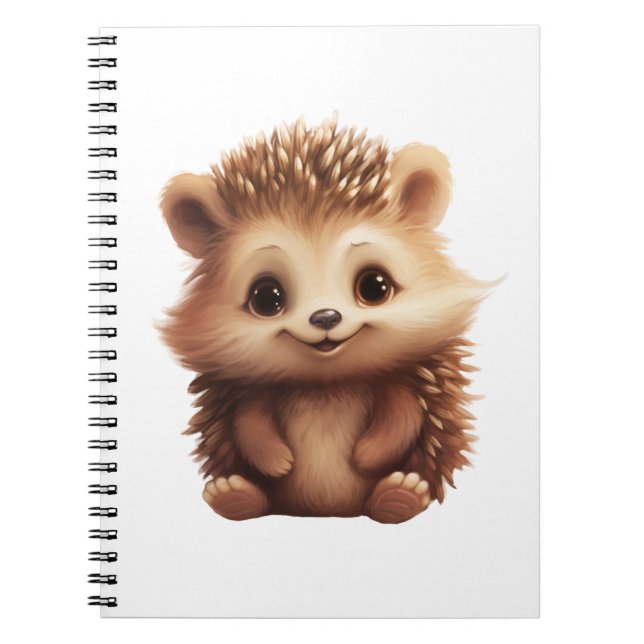 Cuaderno ilustracion personalizado hedgehog (Frente)