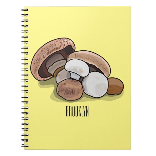 Cuaderno Ilustracion personalizado hongo (Frente)