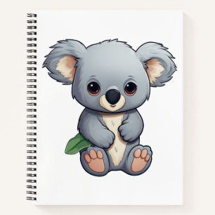 Cuaderno ilustracion personalizado koala