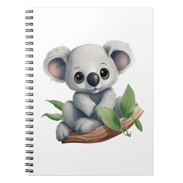 Cuaderno ilustracion personalizado koala (Frente)