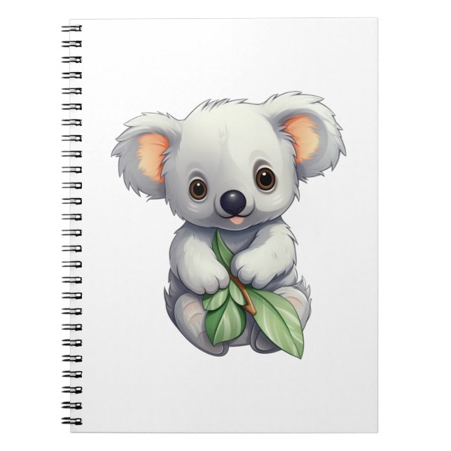 Cuaderno ilustracion personalizado koala (Frente)
