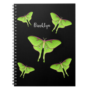 Cuaderno Ilustracion personalizado Luna Moth
