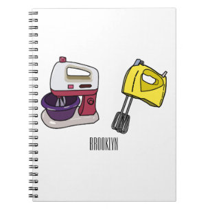 Cuaderno Ilustracion personalizado mezclador