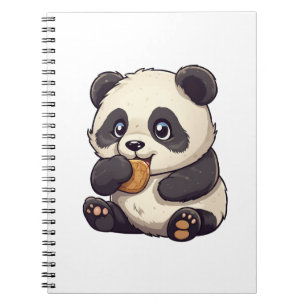 Cuaderno ilustracion personalizado panda
