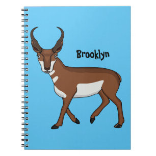Cuaderno Ilustracion personalizado Pronghorn