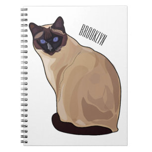 Cuaderno Ilustracion personalizado siamés