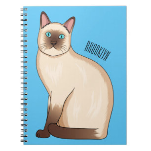 Cuaderno Ilustracion personalizado siamés
