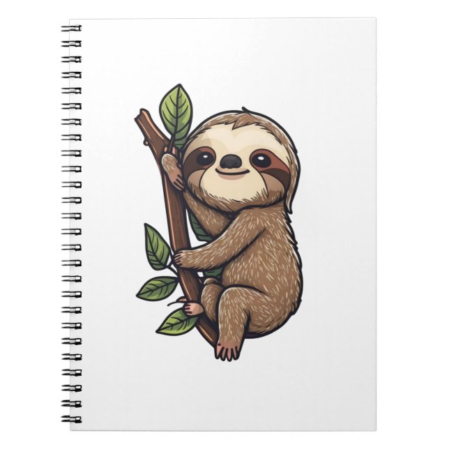 Cuaderno Ilustracion personalizado Sloth (Frente)