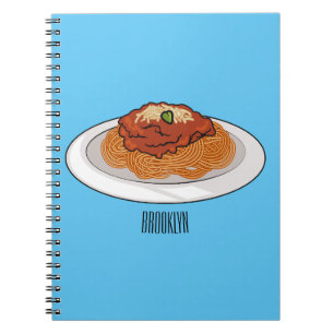 Cuaderno Ilustracion personalizado Spaghetti