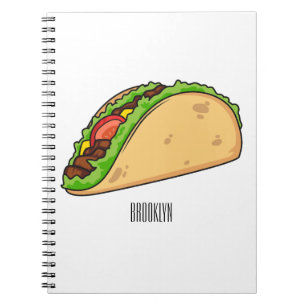 Cuaderno Ilustracion personalizado Taco