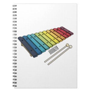 Cuaderno Ilustracion personalizado xilófono
