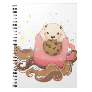 Cuaderno Ilustracion Polar Bear & Coffee Break