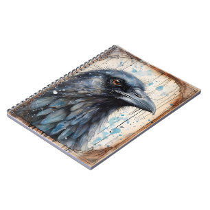 Cuaderno Ilustracion Raven con portátil acuarela