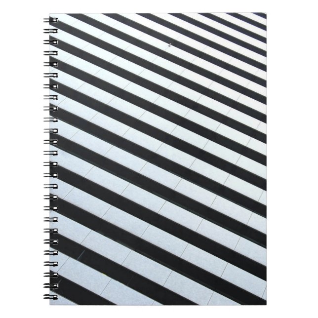 Cuaderno Ilustracion rayado blanco y negro (Frente)