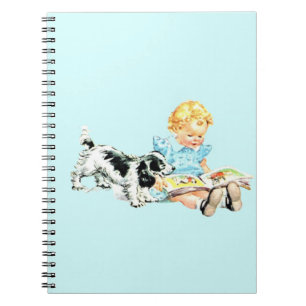 Cuaderno Ilustracion Sally y Spot de los años 1950