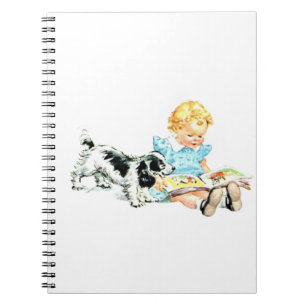 Cuaderno Ilustracion Sally y Spot de los años 1950
