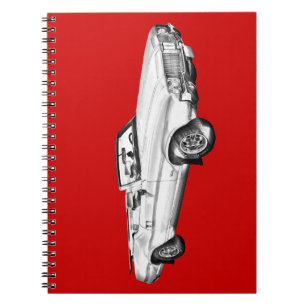 Cuaderno Ilustracion supremo 1971 del coche del machete de