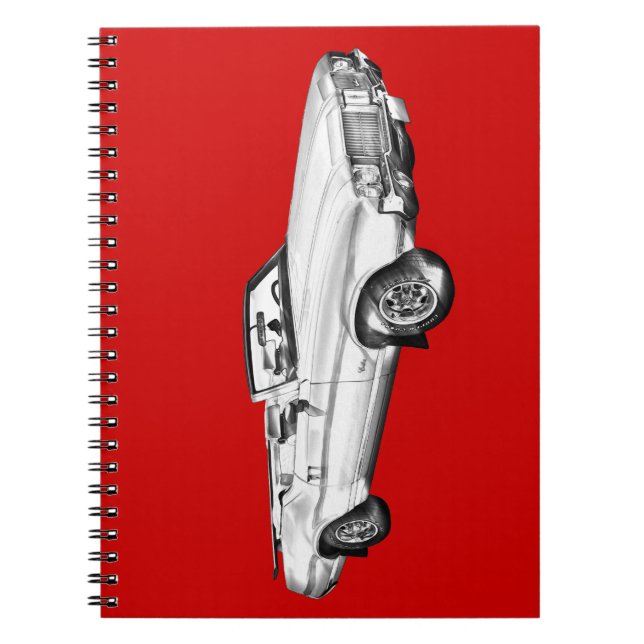 Cuaderno Ilustracion supremo 1971 del coche del machete de (Frente)