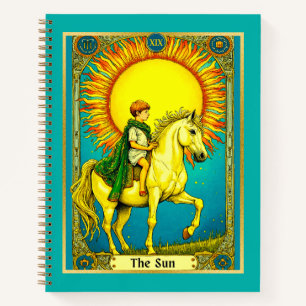Cuaderno Ilustracion Tarot Card, The Sun Journal