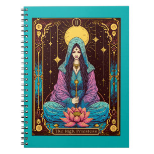 Cuaderno Ilustracion Tarot, la alta sacerdotisa