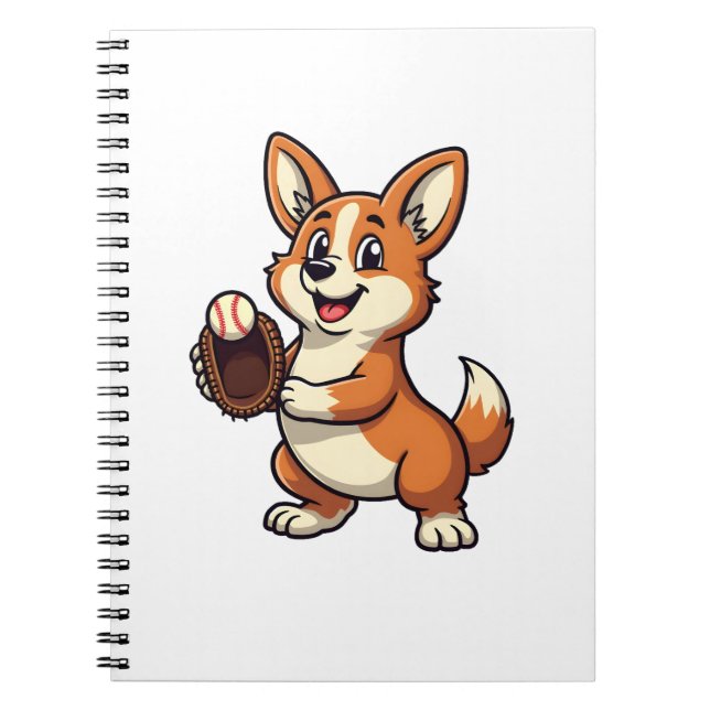 Cuaderno Ilustración vectorial de dibujos animados de catch (Frente)