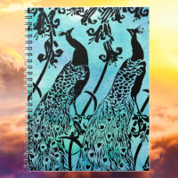 Ilustración Vintage de Pavo Real Art Nouveau | Ant