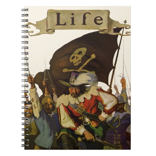 Cuaderno Ilustracion Wyeth de Vintage Pirate Life (Frente)