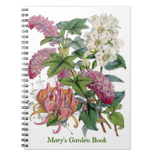 Cuaderno Ilustraciones de Botanicals del vintage