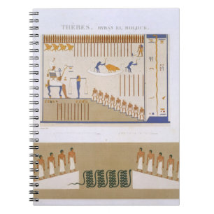 Cuaderno Ilustraciones de frescos del EL Molouk de Byban,