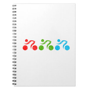 Cuaderno Ilustrador de la bicicleta divertida