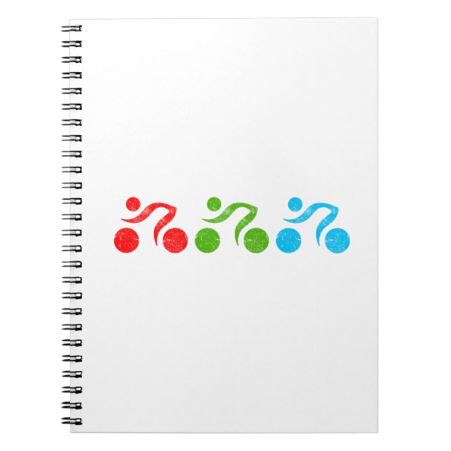 Cuaderno Ilustrador de la bicicleta divertida (Frente)