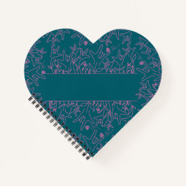 Cuaderno ILY Bloom - Diseño ASL de nombre personalizado