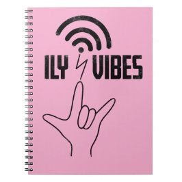 Cuaderno ILY Vibes - Diseño ASL