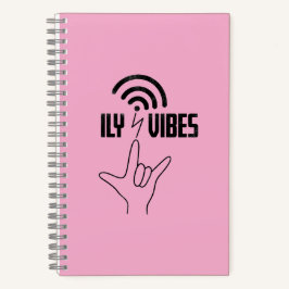 Cuaderno ILY Vibes - Diseño ASL