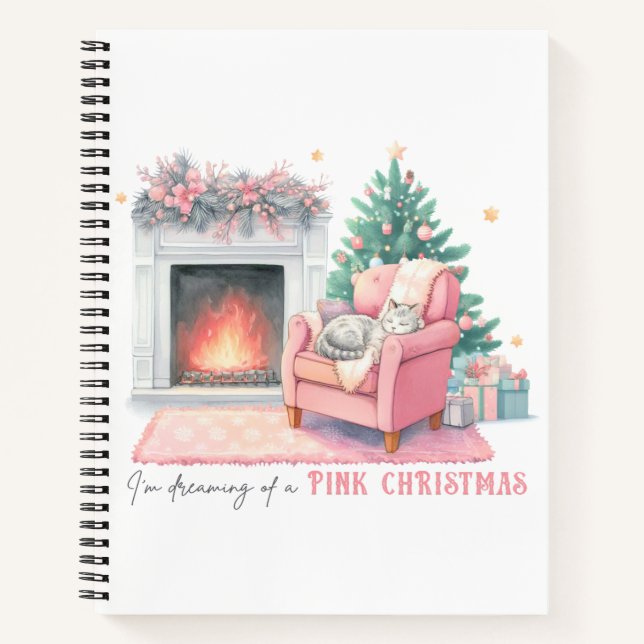 Cuaderno I'm Dreaming of a Pink Christmas Journal (Anverso)