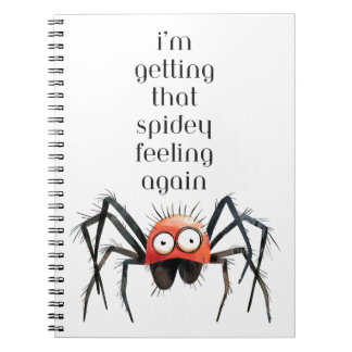 Cuaderno i'm getting that spidey feeling again 