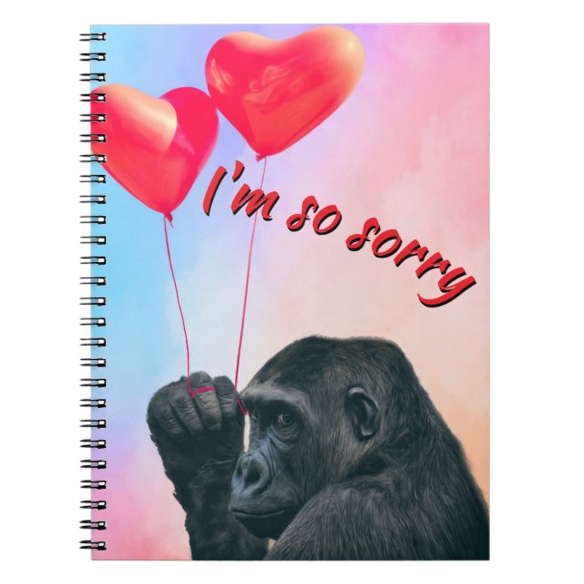 Cuaderno "I'm so sorry" (Frente)